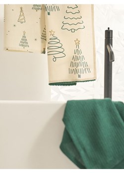 Sinsay - Ścierki kuchenne ze świątecznym motywem 3 pack - zielony ze sklepu Sinsay w kategorii Fartuchy kuchenne - zdjęcie 186464006