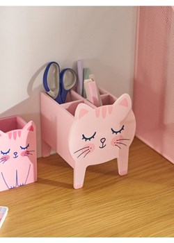 Sinsay - Organizer na biurko z przegródkami w kształcie kotka - różowy ze sklepu Sinsay w kategorii Zabawki - zdjęcie 186464155