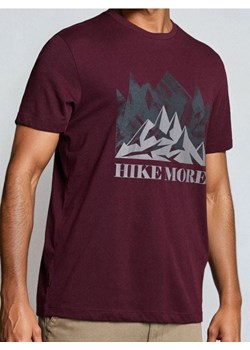 Sinsay - Koszulka z nadrukiem - czerwony ze sklepu Sinsay w kategorii T-shirty męskie - zdjęcie 186464217