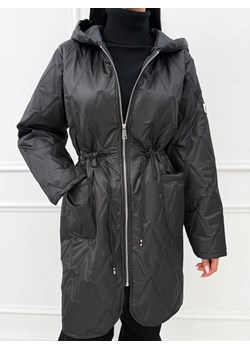 Czarna Kurtka Parka z Kapturem ze sklepu ModnaKiecka.pl w kategorii Płaszcze damskie - zdjęcie 186464456