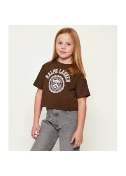 POLO RALPH LAUREN T-shirt | Cropped Fit ze sklepu Gomez Fashion Store w kategorii Bluzki dziewczęce - zdjęcie 186466475
