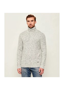 GUESS Wełniany golf JUSTIN | Regular Fit ze sklepu Gomez Fashion Store w kategorii Swetry męskie - zdjęcie 186466617