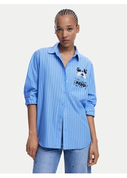 Desigual Koszula Mickey 25WWCW19 Niebieski Oversize ze sklepu MODIVO w kategorii Koszule damskie - zdjęcie 186469135