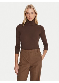 Weekend Max Mara Golf Multif 2525946022 Brązowy Slim Fit ze sklepu MODIVO w kategorii Swetry damskie - zdjęcie 186469149