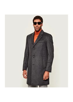 BOSS BLACK Wełniany płaszcz H-Hyde-254 | z dodatkiem kaszmiru ze sklepu Gomez Fashion Store w kategorii Płaszcze męskie - zdjęcie 186470619
