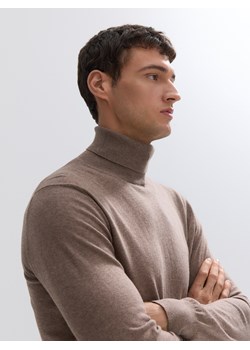 Reserved - Sweter z domieszką kaszmiru - beżowy - id: 389GQ-80M - marki Reserved - 186470829 Reserved - Sweter z domieszką kaszmiru - beżowy ze sklepu Reserved w kategorii Swetry męskie - zdjęcie 186470829