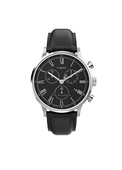 Zegarek Timex Waterbury Chronograph TW2U88300 Czarny ze sklepu eobuwie.pl w kategorii Zegarki - zdjęcie 186472199