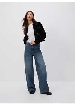 Reserved - Jeansy wide leg - niebieski ze sklepu Reserved w kategorii Jeansy damskie - zdjęcie 186473748