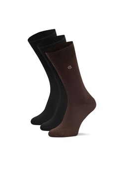 Gino Rossi Skarpety długie CEO_AS_GR_01_W_AW25 (3-pack). Czarny ze sklepu MODIVO w kategorii Skarpetki męskie - zdjęcie 186475069