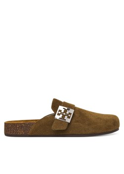 Tory Burch Klapki Mellow Mule 175424 Zielony ze sklepu MODIVO w kategorii Klapki damskie - zdjęcie 186475176