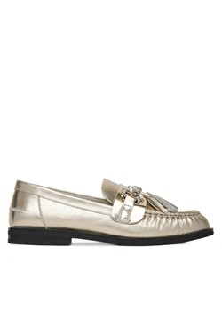 Eva Minge Loafersy PETUNIA-V1792-335-1 Złoty ze sklepu MODIVO w kategorii Lordsy damskie - zdjęcie 186475218