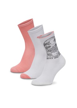 Roxy Skarpety długie AS_ROXY_05W_SS25 (3-PACK) Różowy ze sklepu MODIVO w kategorii Skarpetki damskie - zdjęcie 186475266