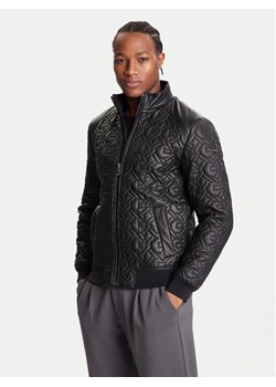 Guess Kurtka z imitacji skóry M5BL2E W1050 Czarny Regular Fit ze sklepu MODIVO w kategorii Kurtki męskie - zdjęcie 186475285