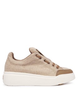 Max Mara Sneakersy Maxiws 2524766032650 Beżowy ze sklepu MODIVO w kategorii Buty sportowe damskie - zdjęcie 186475299