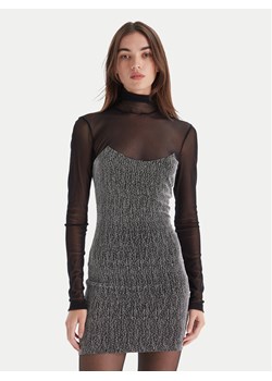 Simona Corsellini Sukienka koktajlowa A25CEAB10601 Srebrny Slim Fit ze sklepu MODIVO w kategorii Sukienki - zdjęcie 186475378
