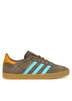 adidas Sneakersy Gazelle JR5942 Brązowy ze sklepu MODIVO w kategorii Buty sportowe dziecięce - zdjęcie 186475399