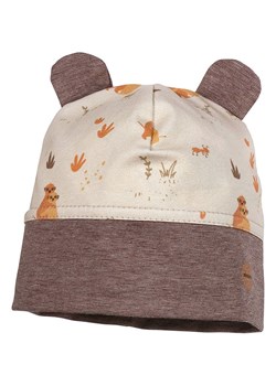 MaxiMo Czapka beanie w kolorze brązowo-kremowym ze sklepu Limango Polska w kategorii Czapki dziecięce - zdjęcie 186477366