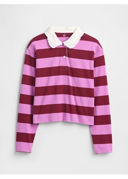 GAP Koszulka polo w kolorze fioletowym ze sklepu Limango Polska w kategorii Bluzki dziewczęce - zdjęcie 186477466