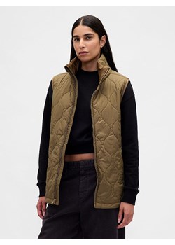 GAP Kamizelka pikowana w kolorze beżowym ze sklepu Limango Polska w kategorii Kamizelki damskie - zdjęcie 186477846