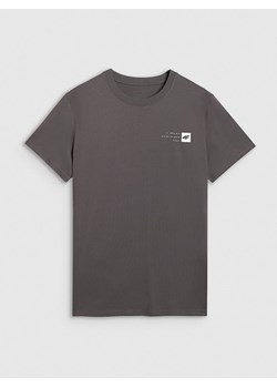 4F Koszulka w kolorze jasnobrązowym ze sklepu Limango Polska w kategorii T-shirty męskie - zdjęcie 186478126