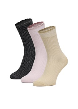 Skarpety długie Nine West CEO_AS_NW_07_W_AW25 (3 PACK) mix Różowy ze sklepu eobuwie.pl w kategorii Skarpetki damskie - zdjęcie 186478258