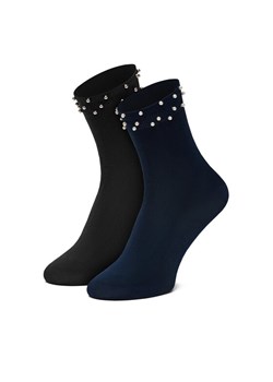 Skarpety długie Nine West KR_NW_PEARL_Z_SS25 (2 PACK) Kolorowy - id: 5906751059814 - marki Nine West - 186478286 Skarpety długie Nine West KR_NW_PEARL_Z_SS25 (2 PACK) Kolorowy ze sklepu eobuwie.pl w kategorii Skarpetki damskie - zdjęcie 186478286