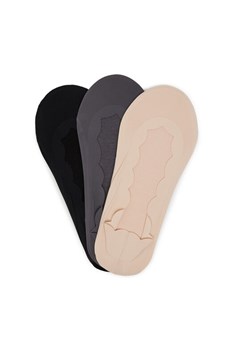 Stopki Nine West LA_NW_4WB_009_SS25 (3-PACK) BKACK/MIX Kolorowy ze sklepu eobuwie.pl w kategorii Skarpetki damskie - zdjęcie 186478336