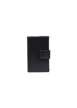 czarny portfel skórzany unisex KLASYCZNY z zapięciem - id: 44869 - marki Słoń Torbalski - 186479045 czarny portfel skórzany unisex KLASYCZNY z zapięciem ze sklepu Słoń Torbalski w kategorii Portfele damskie - zdjęcie 186479045