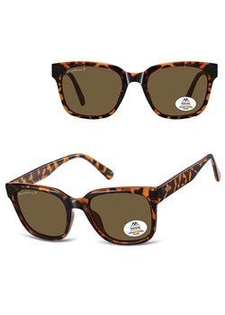 Panterkowe prostokątne okulary przeciwsłoneczne z polaryzacją MP54B - id: 9111 - marki Montana - 186479446 Panterkowe prostokątne okulary przeciwsłoneczne z polaryzacją MP54B ze sklepu Stylion w kategorii Okulary przeciwsłoneczne damskie - zdjęcie 186479446
