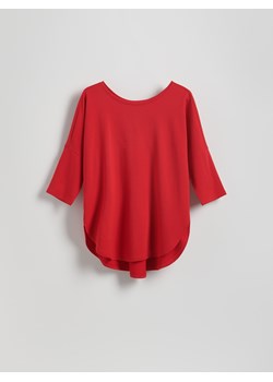 Reserved - Longsleeve z modalem - czerwony - id: ZR397-33X - marki Reserved - 186480057 Reserved - Longsleeve z modalem - czerwony ze sklepu Reserved w kategorii Bluzki damskie - zdjęcie 186480057