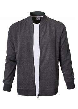 Wygodna, Rozpinana Bawełniana Bluza - Pako Jeans - Grafit  SWPJNSbluzaEMERISgf ze sklepu JegoSzafa.pl w kategorii Bluzy męskie - zdjęcie 186480075