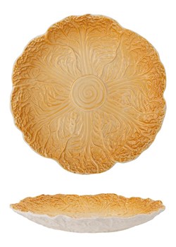 Bloomingville Talerz &quot;Savanna&quot; w kolorze jasnobrązowym do serwowania - Ø 21 cm ze sklepu Limango Polska w kategorii Naczynia - zdjęcie 186481637