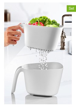 Violeta Home 2-częściowy zestaw w kolorze białym - 24 x 21 x 14 cm ze sklepu Limango Polska w kategorii Akcesoria kuchenne - zdjęcie 186482018