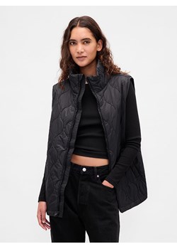 GAP Kamizelka pikowana w kolorze czarnym ze sklepu Limango Polska w kategorii Kamizelki damskie - zdjęcie 186482518