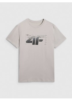 4F Koszulka w kolorze jasnoszarym ze sklepu Limango Polska w kategorii T-shirty męskie - zdjęcie 186483066