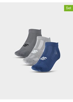 4F Skarpety (3 pary) w kolorze szaro-niebieskim ze sklepu Limango Polska w kategorii Skarpetki męskie - zdjęcie 186483088
