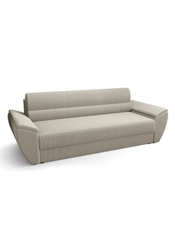 Beżowa rozkładana sofa z funkcją spania L4-B42 ze sklepu Edinos.pl w kategorii Sofy i kanapy - zdjęcie 186483727