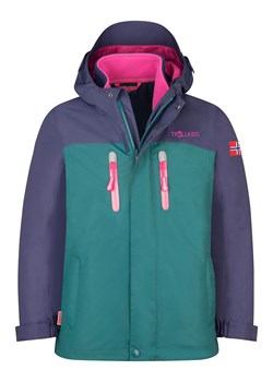 Trollkids Kurtka funkcyjna 3w1 "Bryggen" w kolorze fioletowo-morskim ze sklepu Limango Polska w kategorii Kurtki chłopięce - zdjęcie 186484077