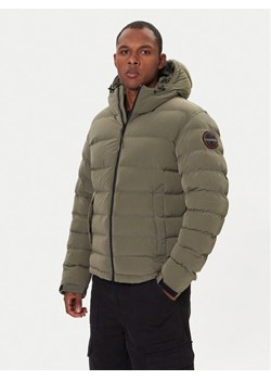 Napapijri Kurtka zimowa A-Terez NP0A88TG Zielony Regular Fit ze sklepu MODIVO w kategorii Kurtki męskie - zdjęcie 186484165