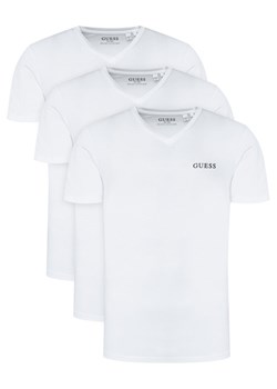 Guess Komplet 3 t-shirtów U5BG58 KCAM1 Biały Regular Fit ze sklepu MODIVO w kategorii T-shirty męskie - zdjęcie 186484209