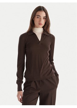 Weekend Max Mara Sweter Cappa 2525366052 Brązowy Regular Fit ze sklepu MODIVO w kategorii Swetry damskie - zdjęcie 186484259