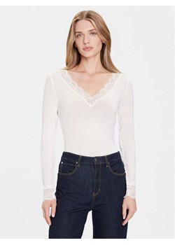 Vero Moda Bluzka Skye 10339843 Biały Slim Fit ze sklepu MODIVO w kategorii Bluzki damskie - zdjęcie 186484267