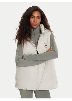 adidas by Stella McCartney Bezrękawnik JM3673 Szary Loose Fit ze sklepu MODIVO w kategorii Kamizelki damskie - zdjęcie 186484288