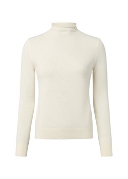IPURI Wełniany sweter damski z zawartością merynosów Kobiety drobna dzianina écru jednolity ze sklepu vangraaf w kategorii Swetry damskie - zdjęcie 186485736