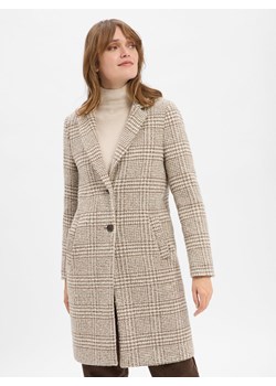Marie Lund Płaszcz damski Kobiety melanżowy w kratkę ze sklepu vangraaf w kategorii Płaszcze damskie - zdjęcie 186485799