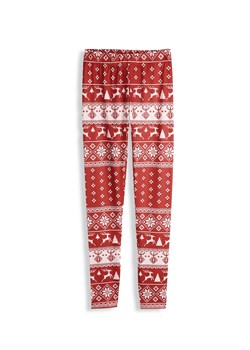 GATE Świąteczne miękkie legginsy 34 ze sklepu gateshop w kategorii Spodnie damskie - zdjęcie 186485848
