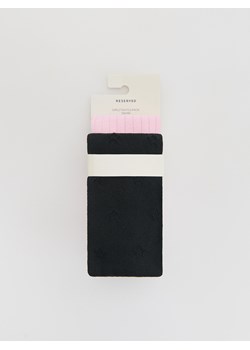 Reserved - Rajstopy 2 pack - ciemnoszary ze sklepu Reserved w kategorii Rajstopy dziecięce - zdjęcie 186487975