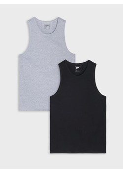 Sinsay - Koszulka na ramiączkach 2 pack - wielobarwny ze sklepu Sinsay w kategorii T-shirty męskie - zdjęcie 186488848