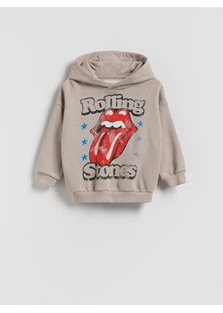 Reserved - Bluza The Rolling Stones - beżowy ze sklepu Reserved w kategorii Bluzy chłopięce - zdjęcie 186489077