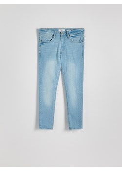 Reserved - Jeansy skinny z efektem sprania - niebieski ze sklepu Reserved w kategorii Jeansy męskie - zdjęcie 186489666